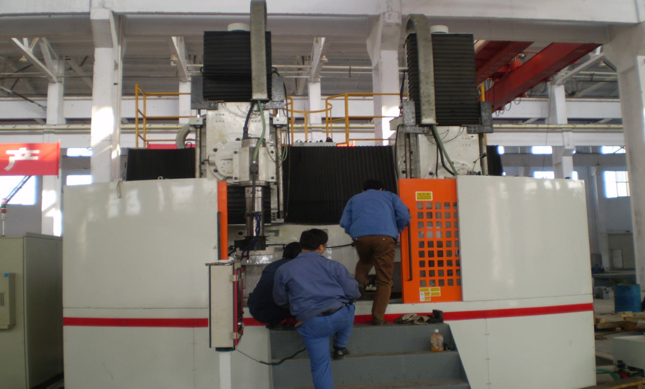 Φ 2000 mm double grinding head vertical grinding machining center